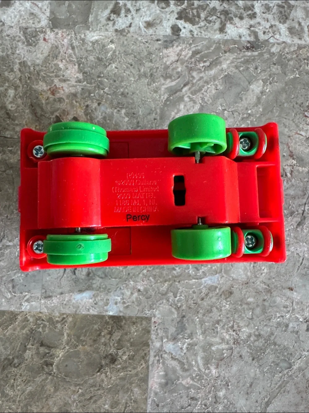 Mattel 2009 Percy train pull back toy engine from Thomas and Friends